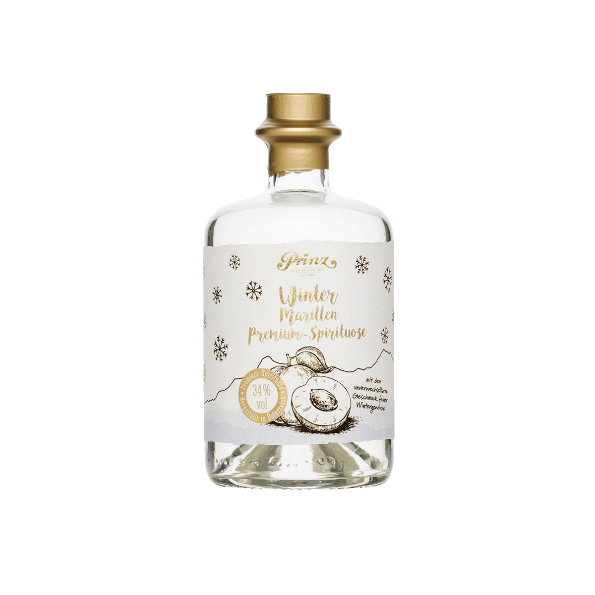 Prinz Winter Marille Schnaps 34% vol