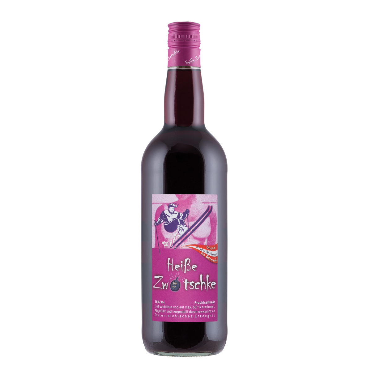 Prinz Heiße-Zwetschke Likör 16% vol.