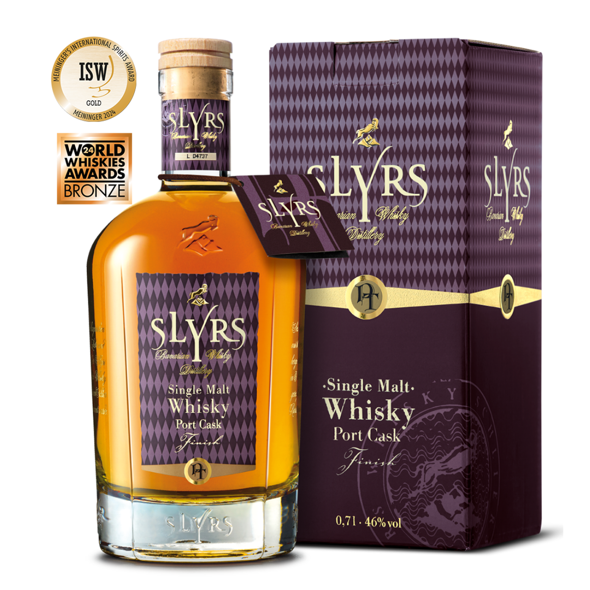 Slyrs Single Malt Whisky Port Cask Finish 46%vol