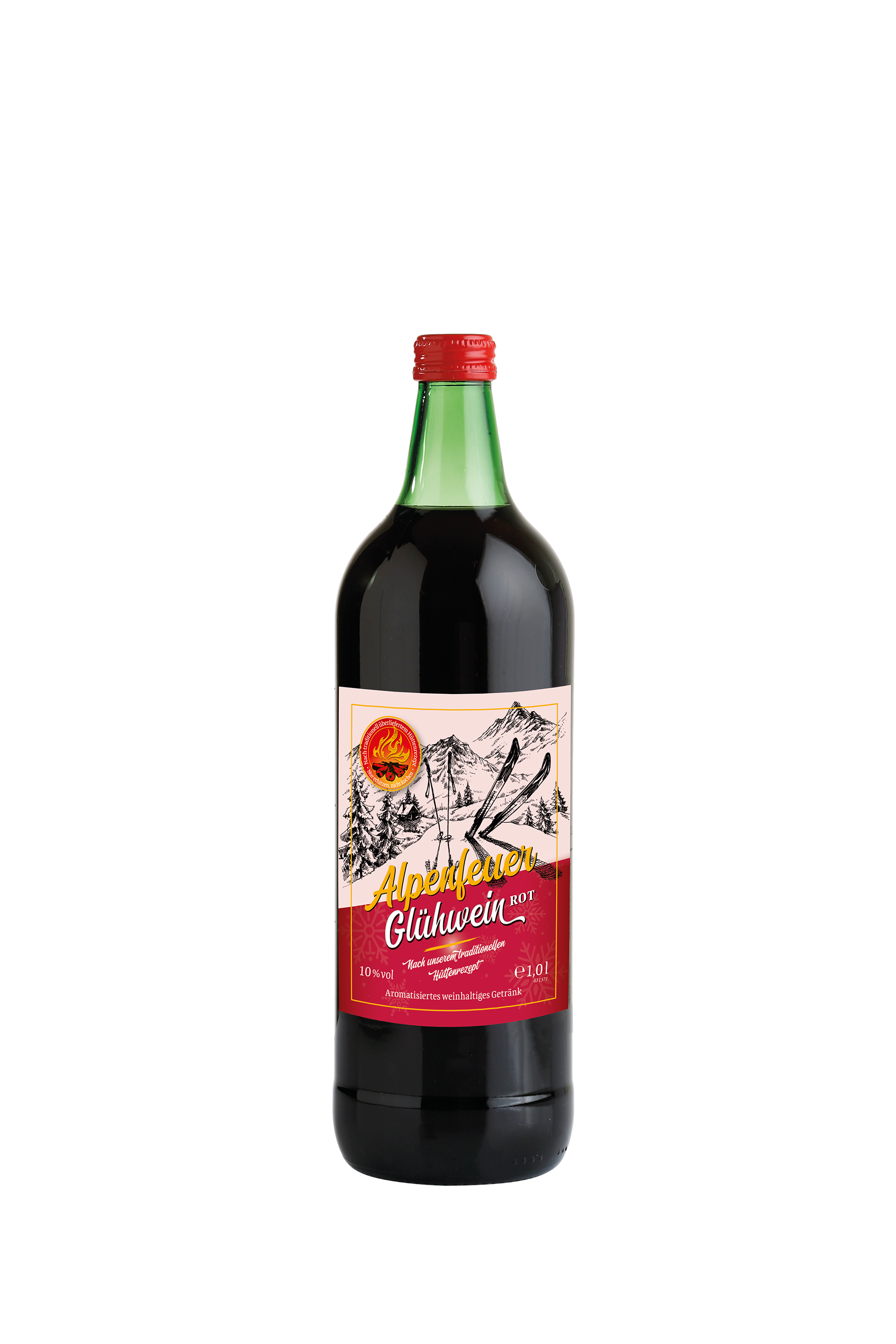 Original Prinz Alpenfeuer Glühwein aus Österreich 10% vol.
